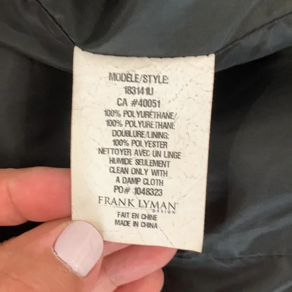 Frank Lyman Design NWT Embroidered Moto Jacket size L - Picture 13 of 16